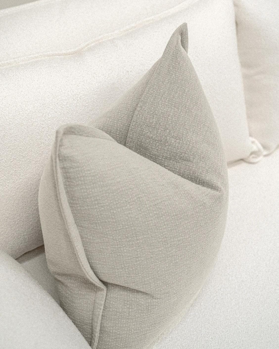 Siena Klimt cushion in grey, shown in a product top view as image 9