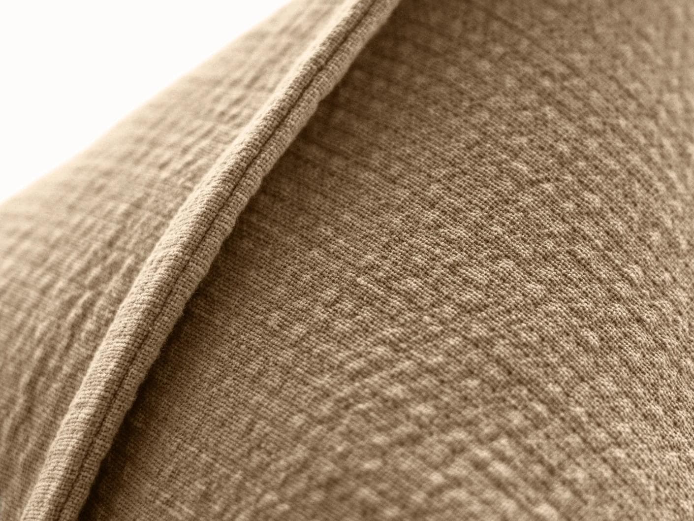 Siena Laurent cushion in brown, shown in a product close-up as image 7