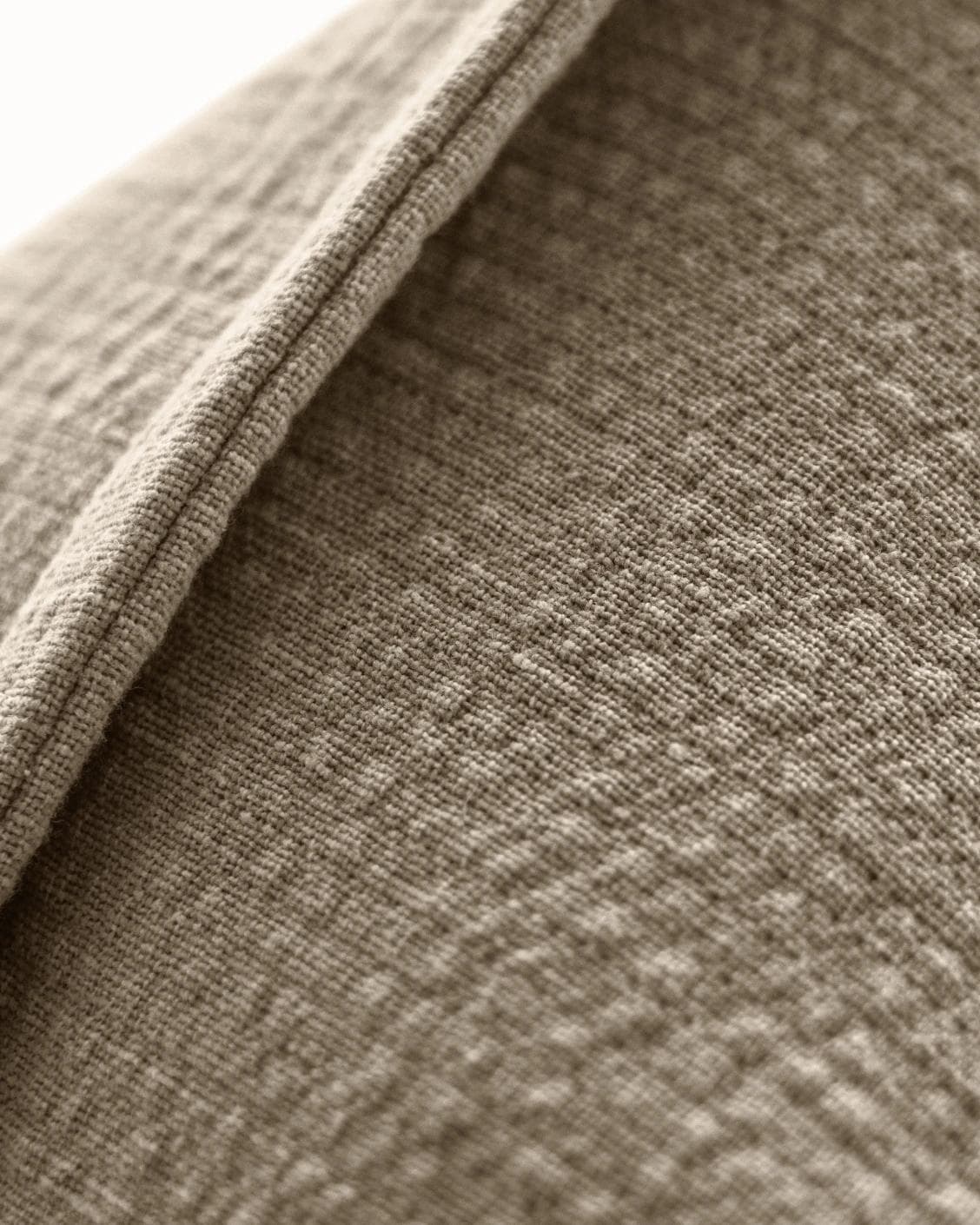 Siena River cushion in grey, shown in a product close-up as image 7