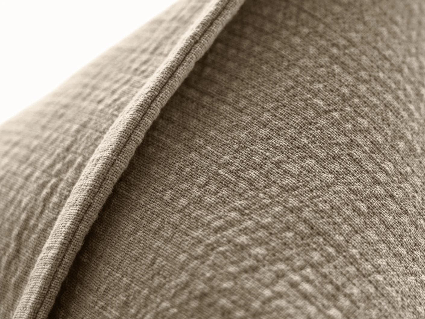 Siena River cushion in grey, shown in a product close-up as image 7