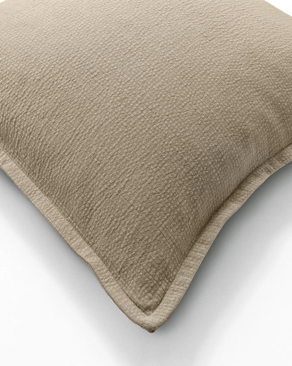 Siena River cushion in grey, shown in a product top view as image 8