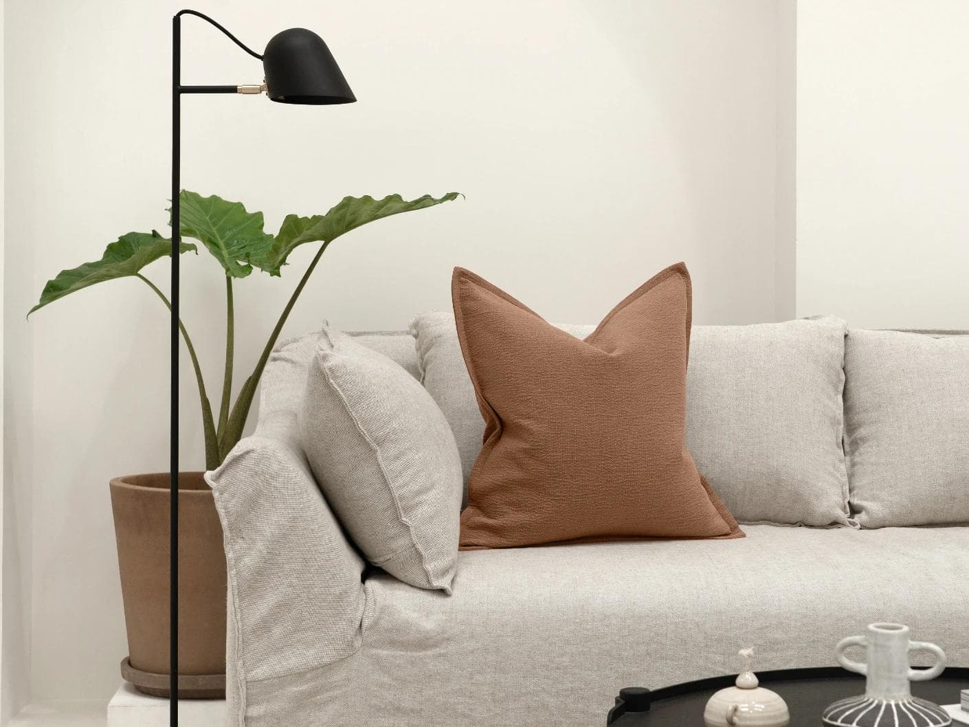 Siena Rust single - indoor, shown in a lifestyle front view as image 3
