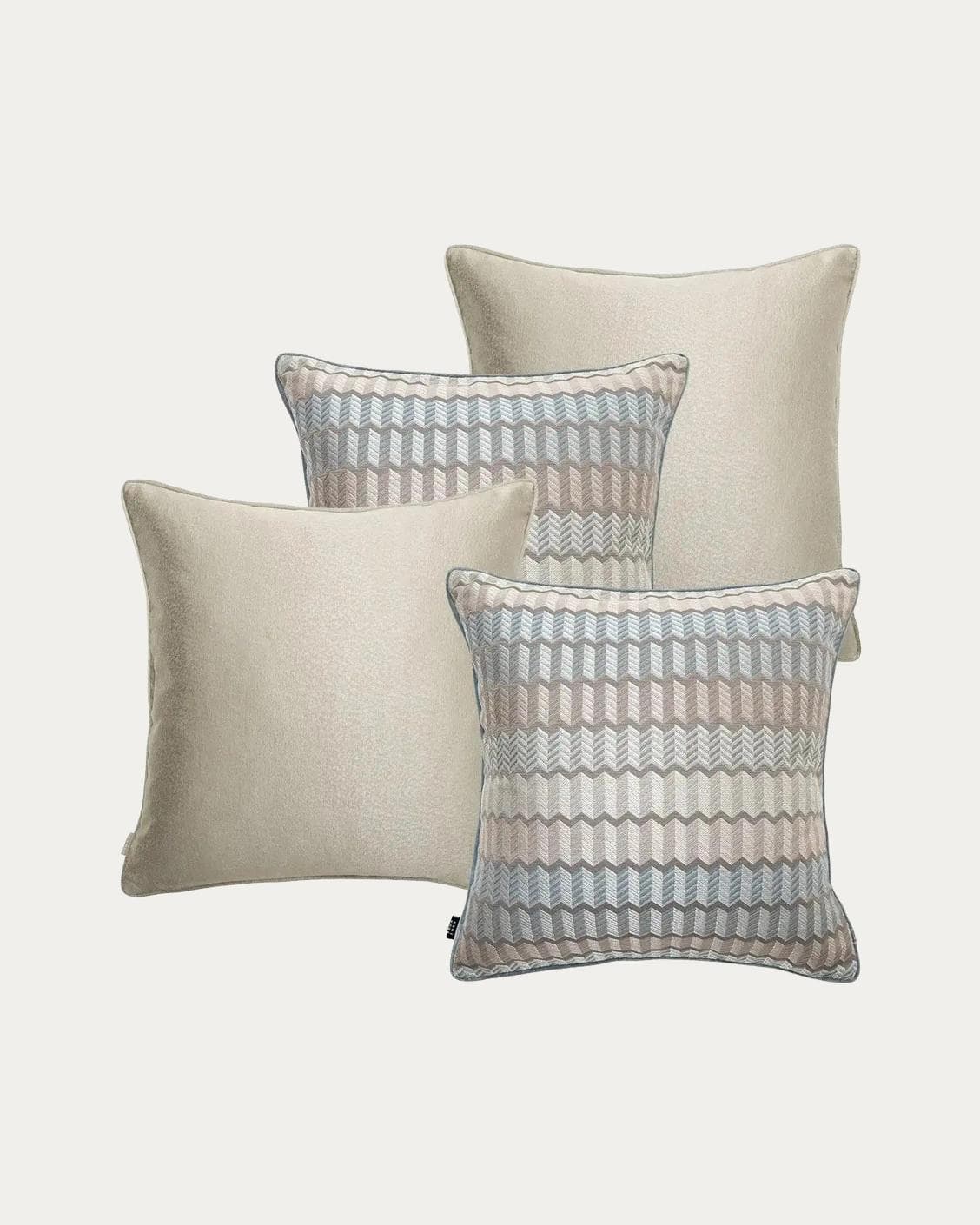 Evie Bundle bundle - indoor in silver, blue, gold and beige, shown in a product front view as image 1