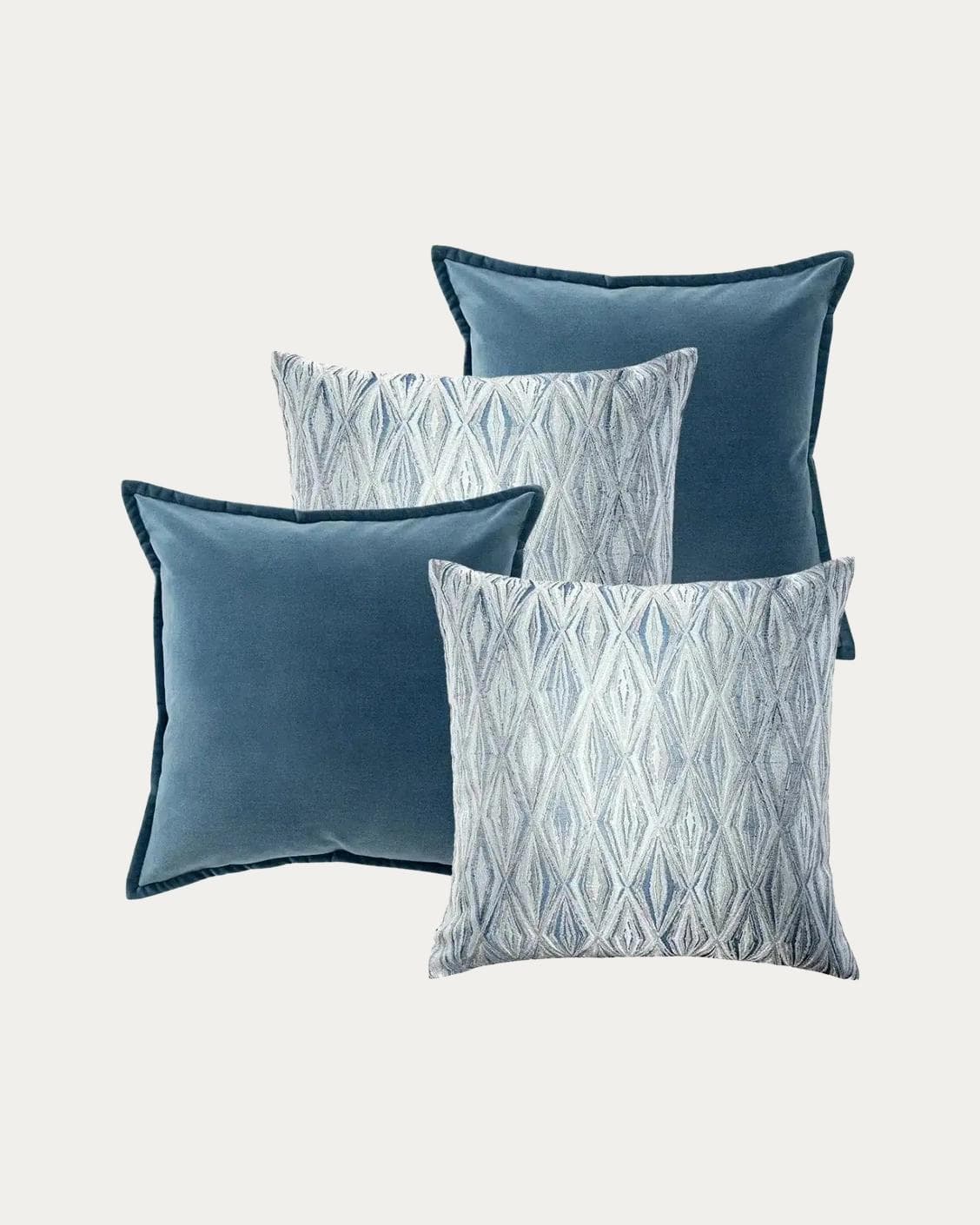 Luke Bundle bundle - indoor in silver and blue, shown in a product front view as image 1