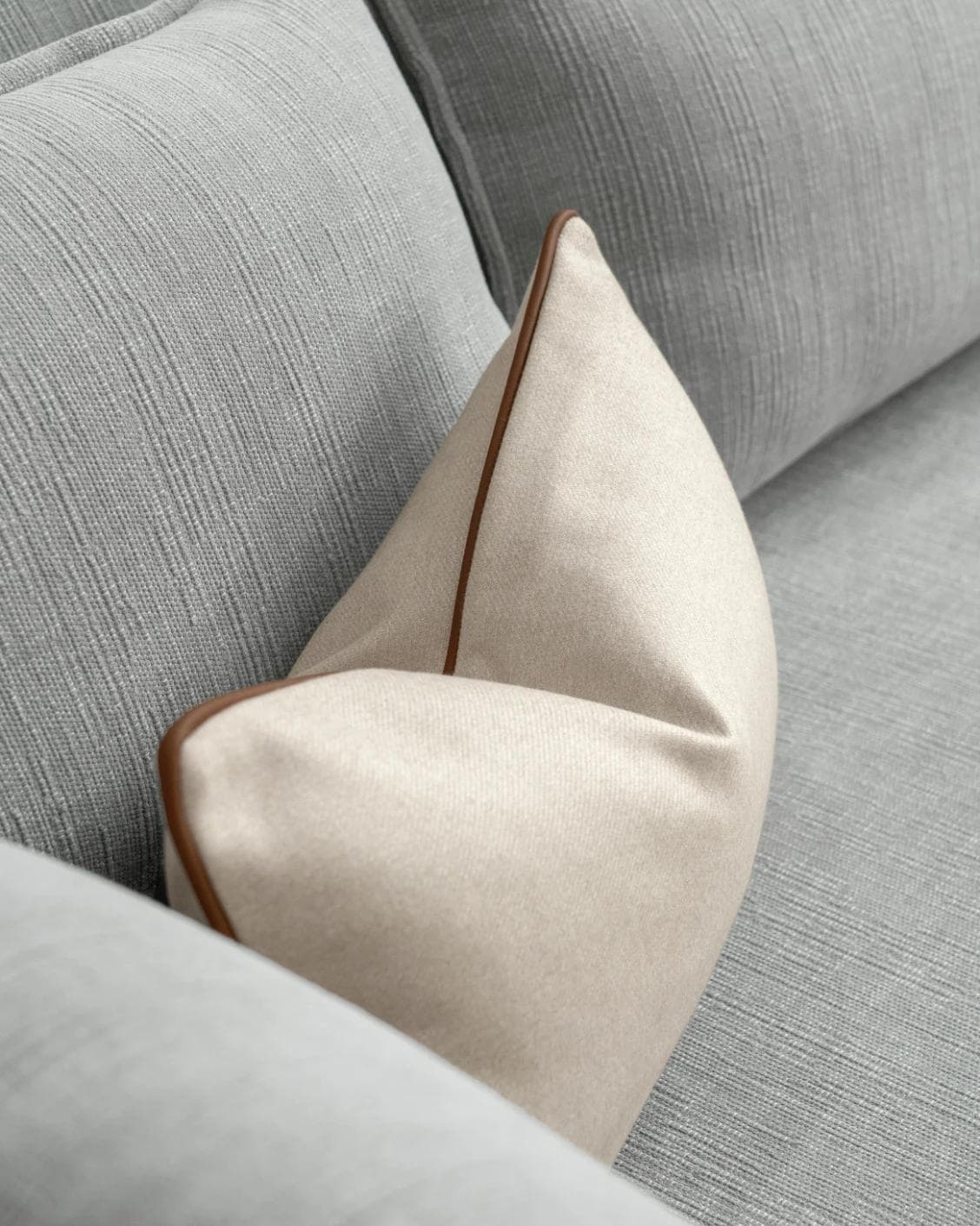 Silvie Klimt II cushion in cream, shown in a product top view as image 7