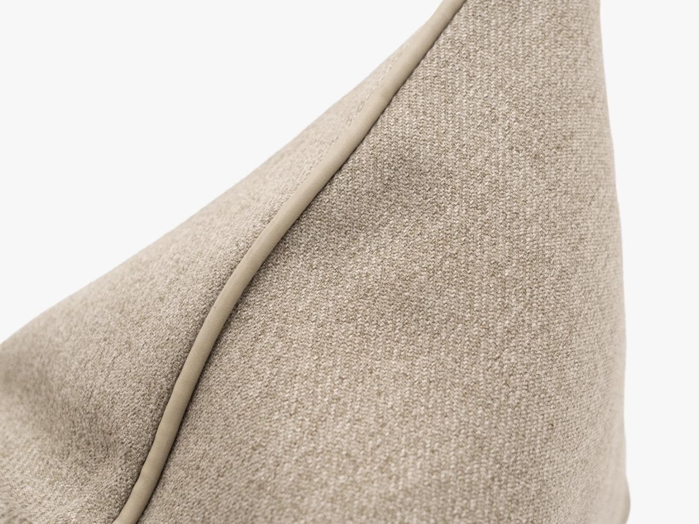 Silvie Laurent II cushion in taupe, shown in a product close-up as image 7