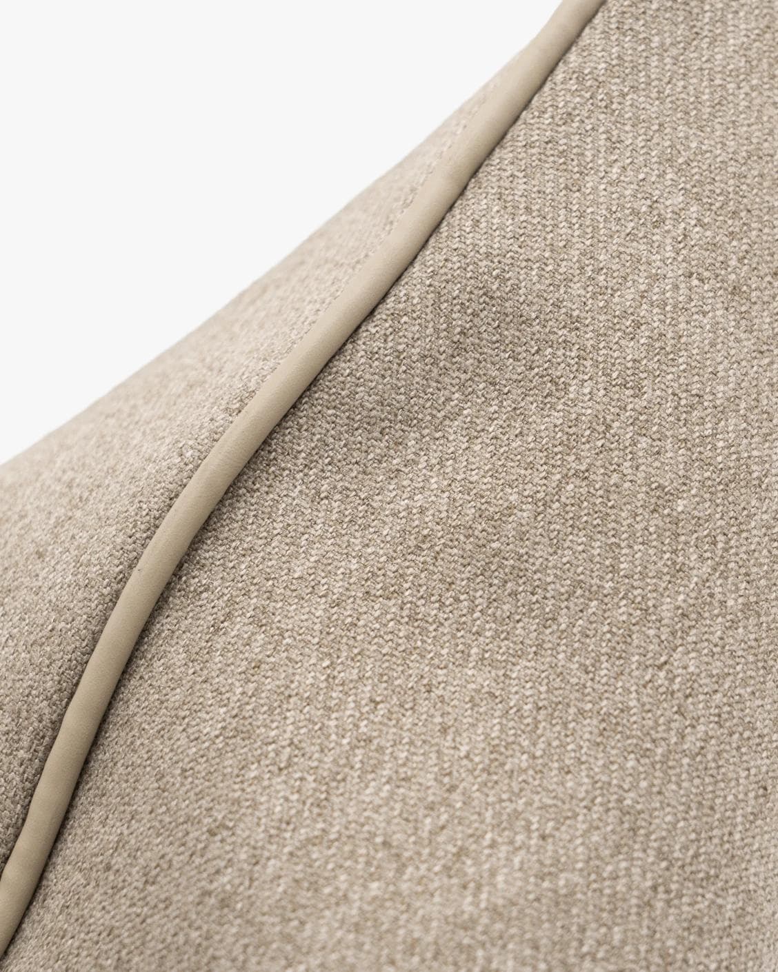 Silvie Laurent II cushion in taupe, shown in a product close-up as image 7