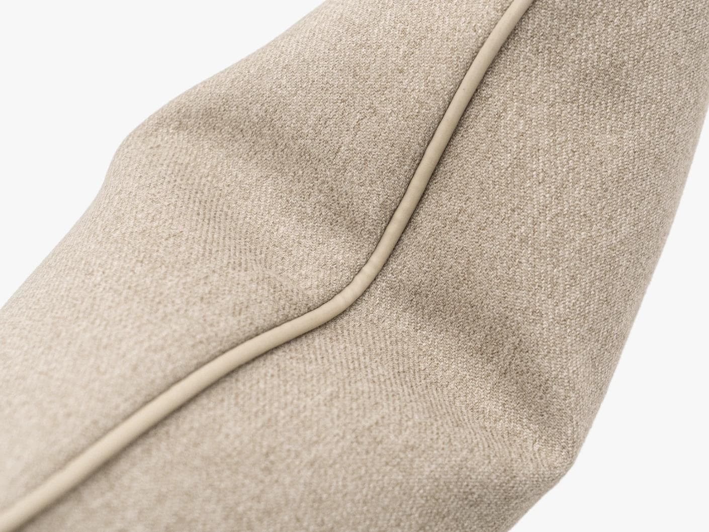 Silvie Laurent II cushion in taupe, shown in a product top view as image 9