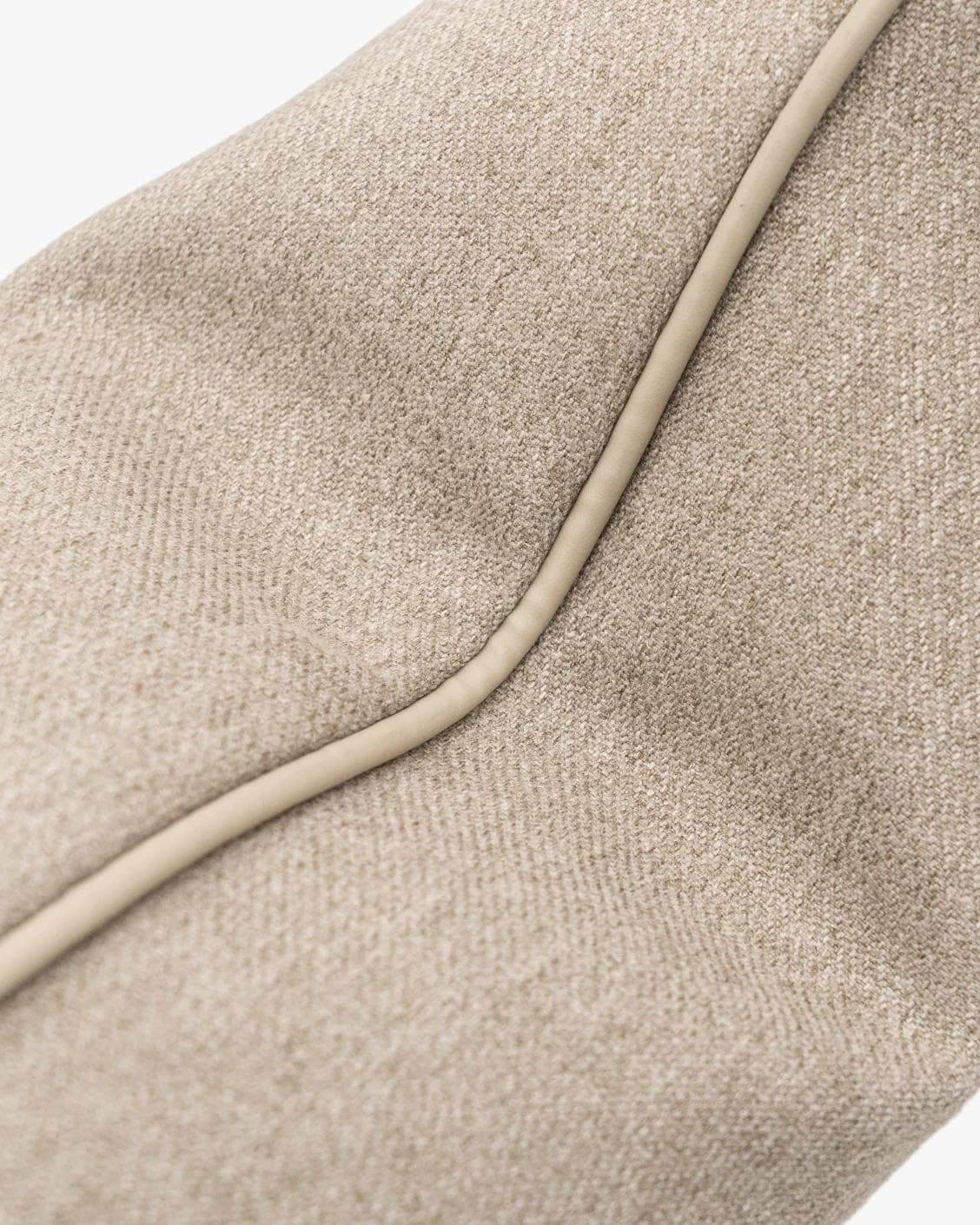 Silvie Laurent II cushion in taupe, shown in a product top view as image 9