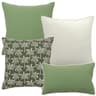 Sina Bundle outdoor bundles in green and ivory, shown in a product front view as image 1