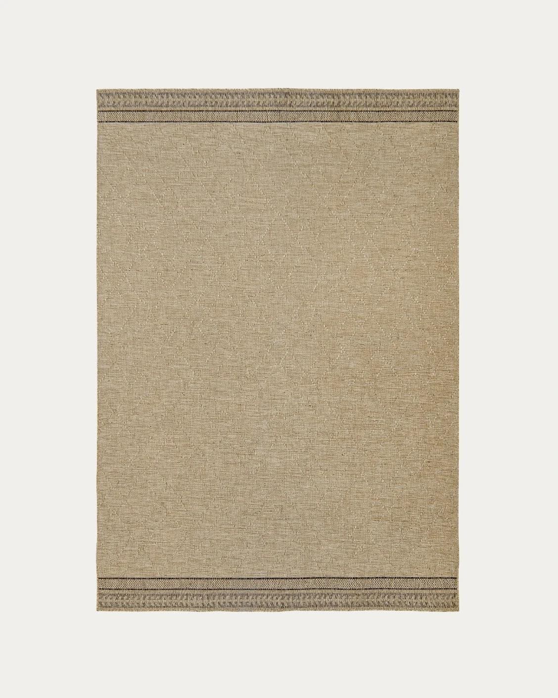Solana Dune carpets in brown, shown in a product top view as image 1