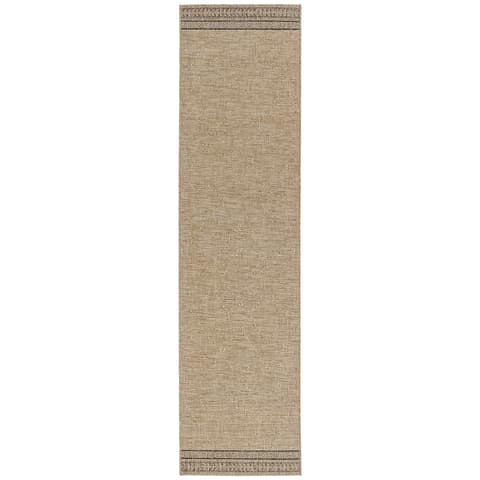 Solana Dune carpets in brown, shown in a product top view as image 1