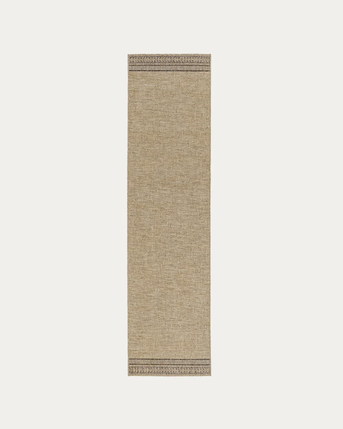 Solana Dune carpets in brown, shown in a product top view as image 1