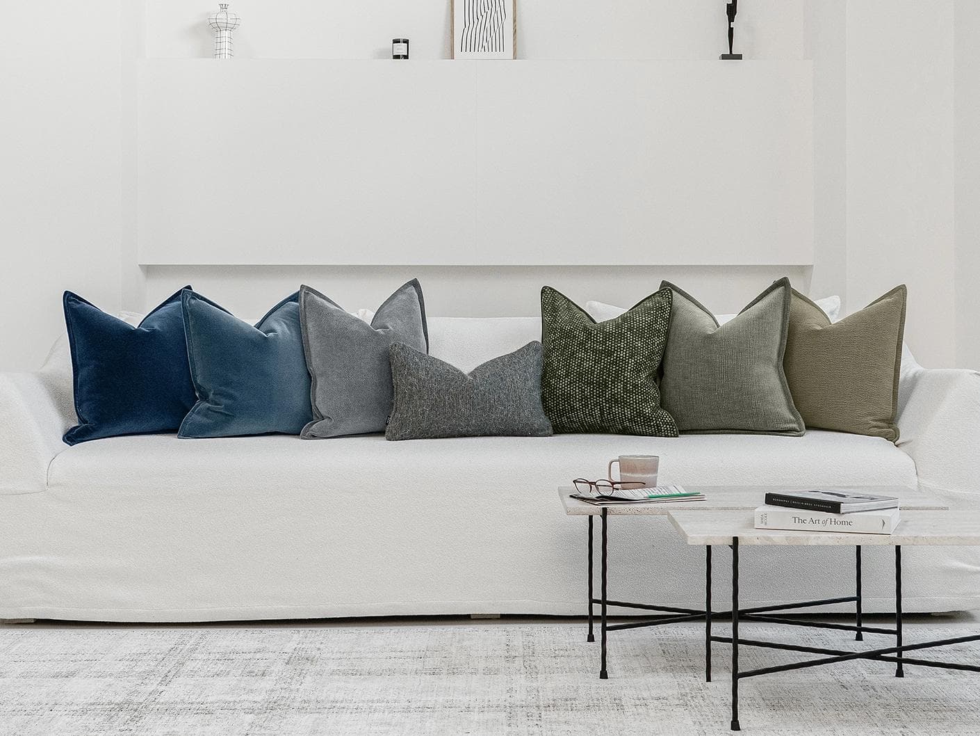 Stacy Bundle cushion, shown in a lifestyle front view as image 4