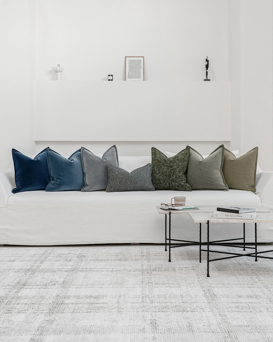 Stacy Bundle cushion, shown in a lifestyle front view as image 4