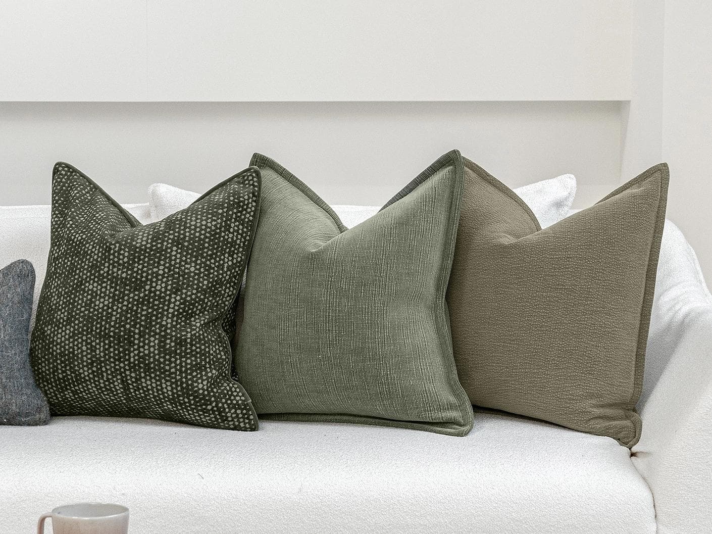 Stacy Bundle cushion, shown in a lifestyle front view as image 5
