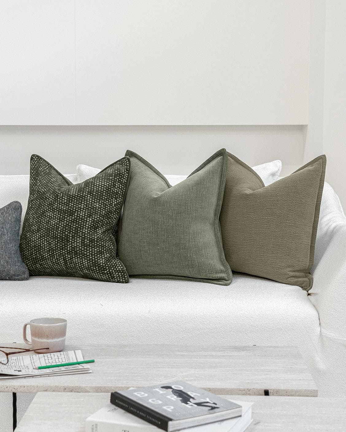 Stacy Bundle cushion, shown in a lifestyle front view as image 5