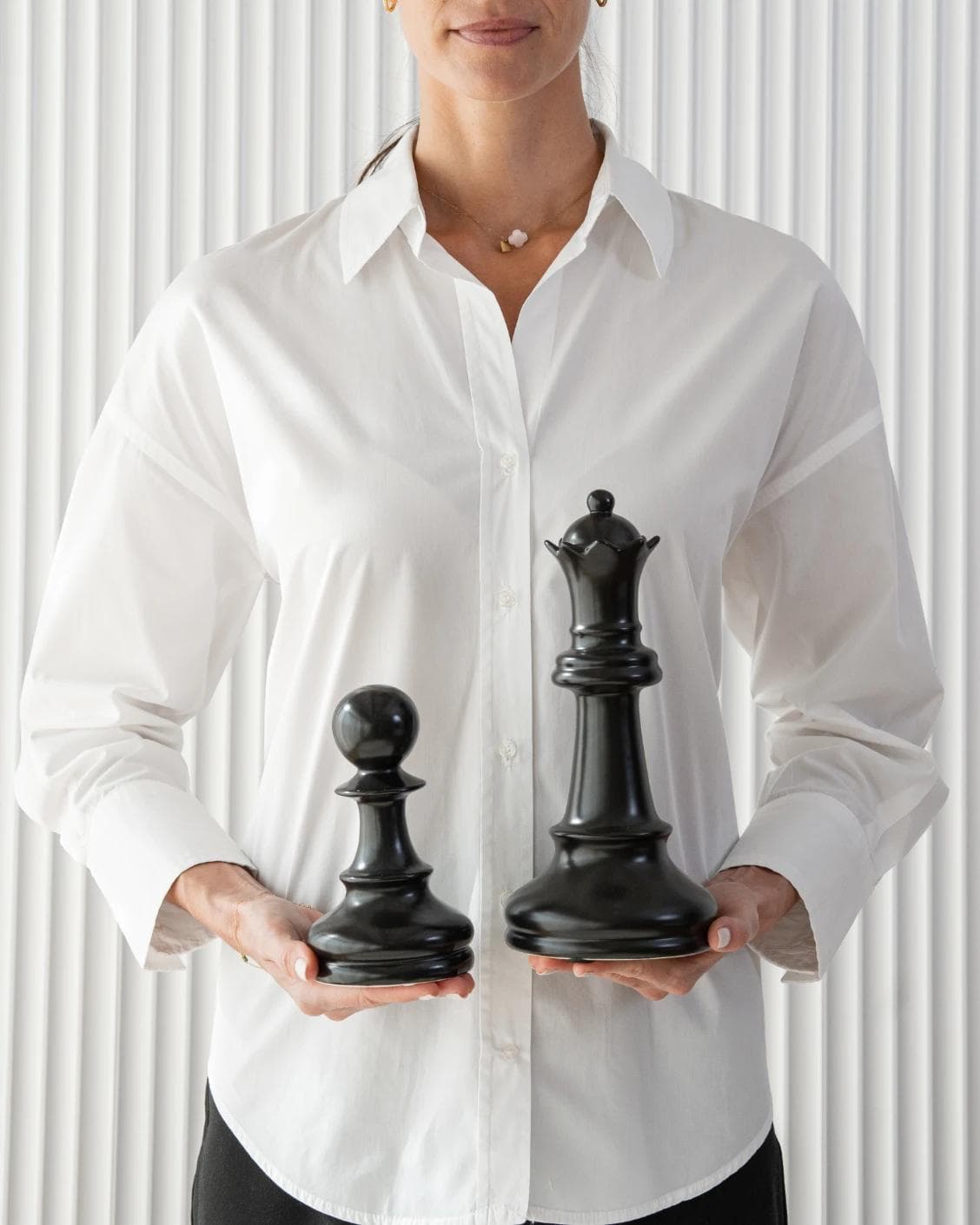 Stefano Arneson statues and sculptures in black, shown in a product front view as image 6
