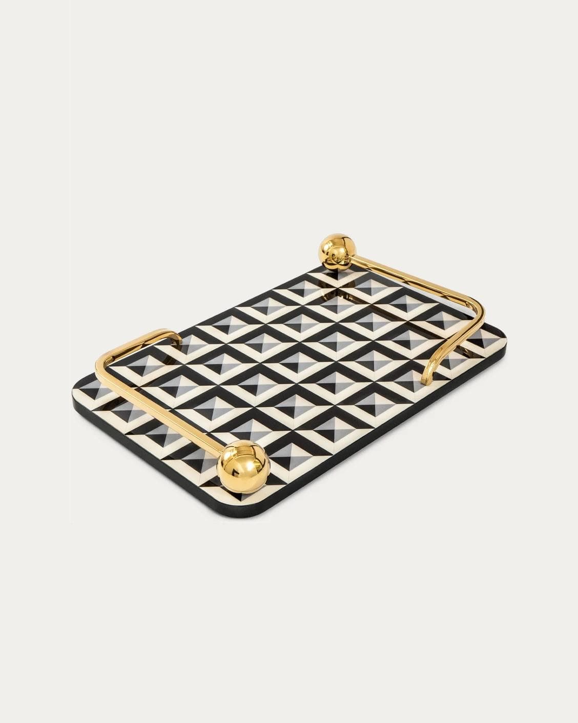 Stephen Bandiagara trays in black and gold, shown in a product front view as image 1