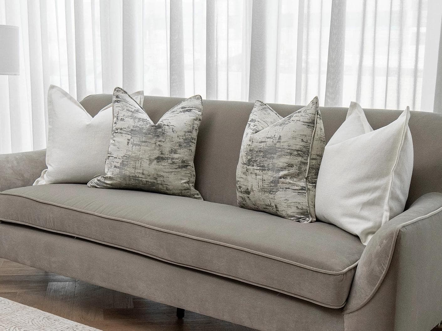 Cyrus Bundle cushion, shown in a lifestyle right view as image 2
