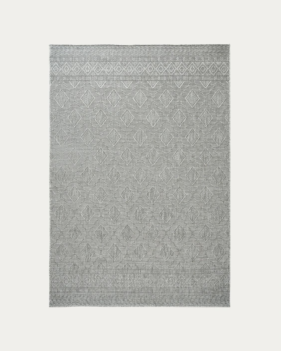 Summer Ashton carpets in grey, shown in a product top view as image 1