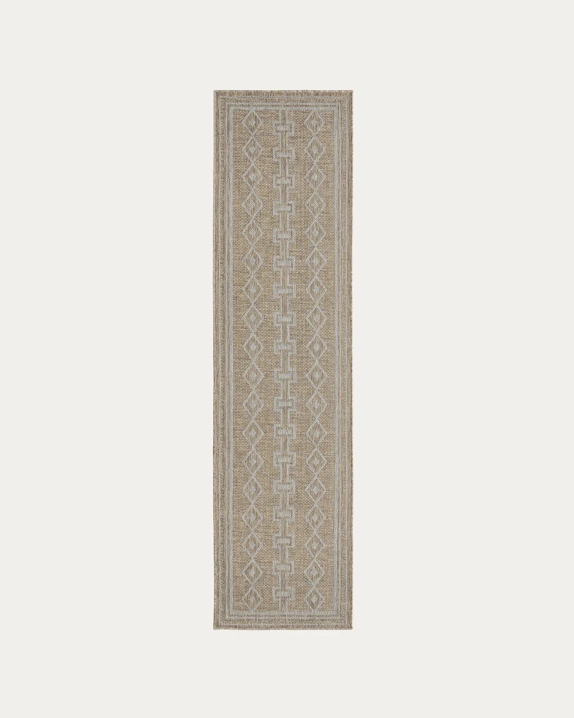 Summer Woods carpets in beige and brown, shown in a product top view as image 1