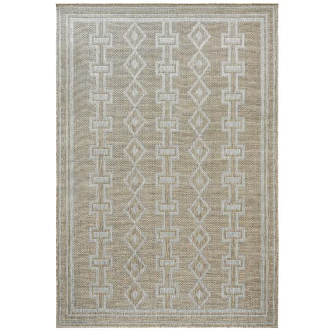 Summer Woods carpets in beige and brown, shown in a product top view as image 1