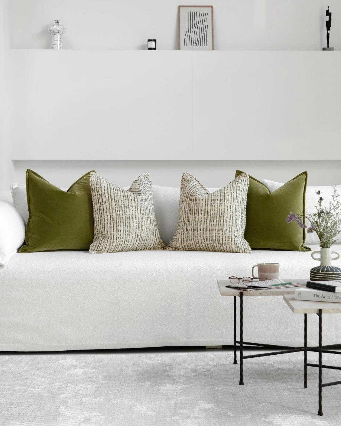 Sush Bundle cushion, shown in a lifestyle front view as image 4