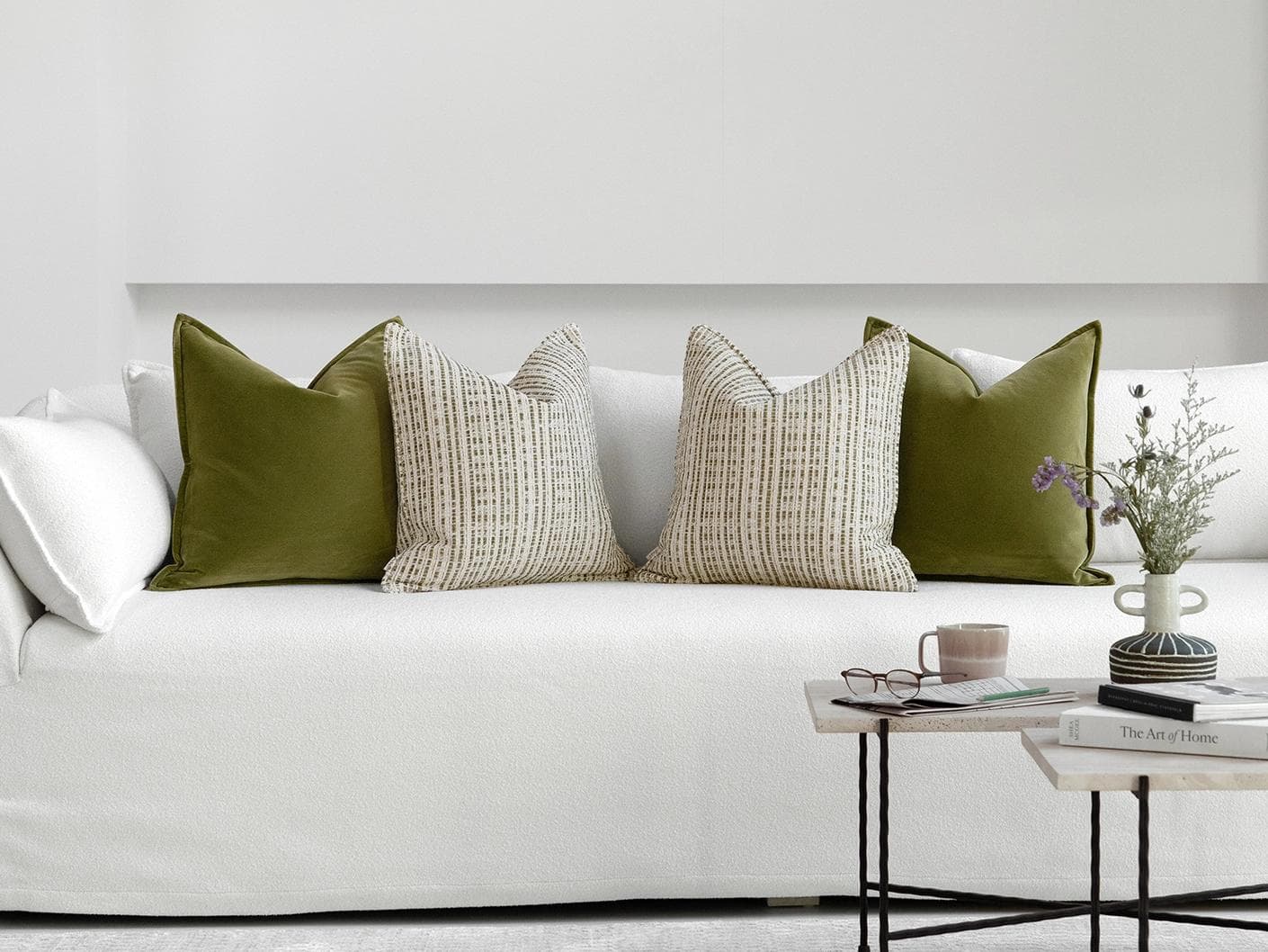 Sush Bundle cushion, shown in a lifestyle front view as image 4