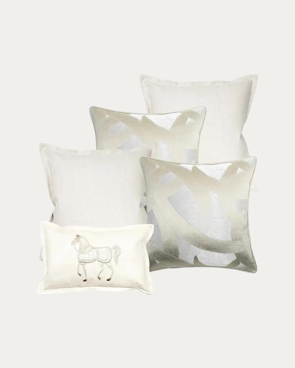 Honey Bundle bundle - indoor in white, silver and beige, shown in a product front view as image 1