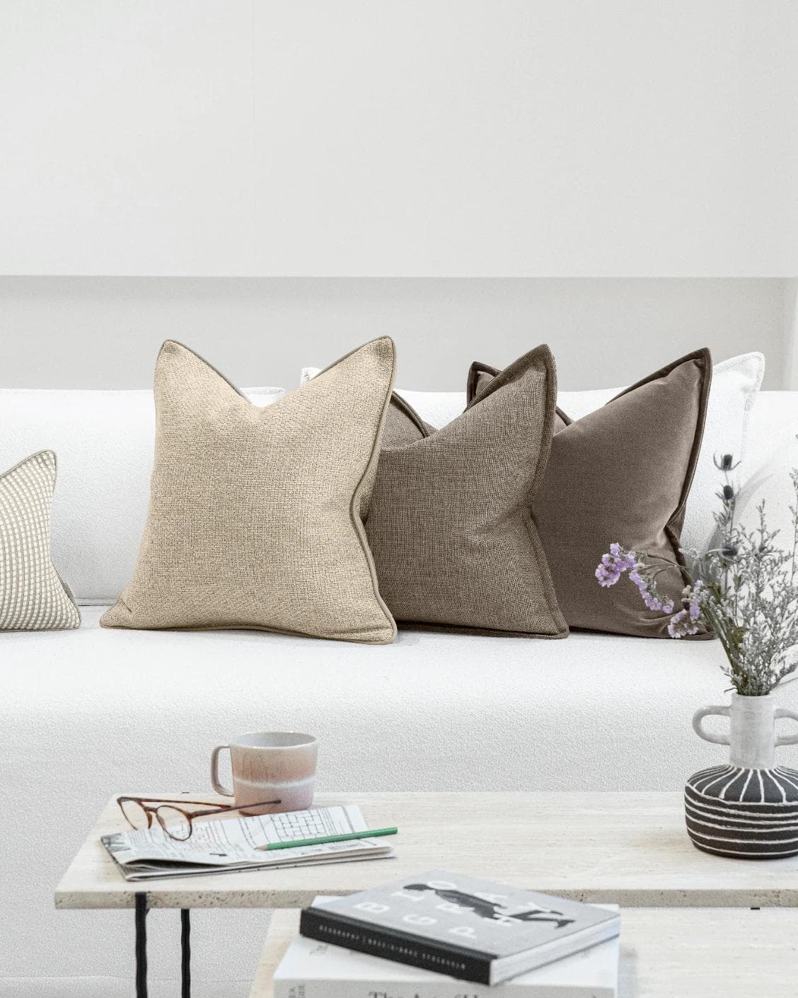 Tameka Bundle cushion, shown in a lifestyle front view as image 5