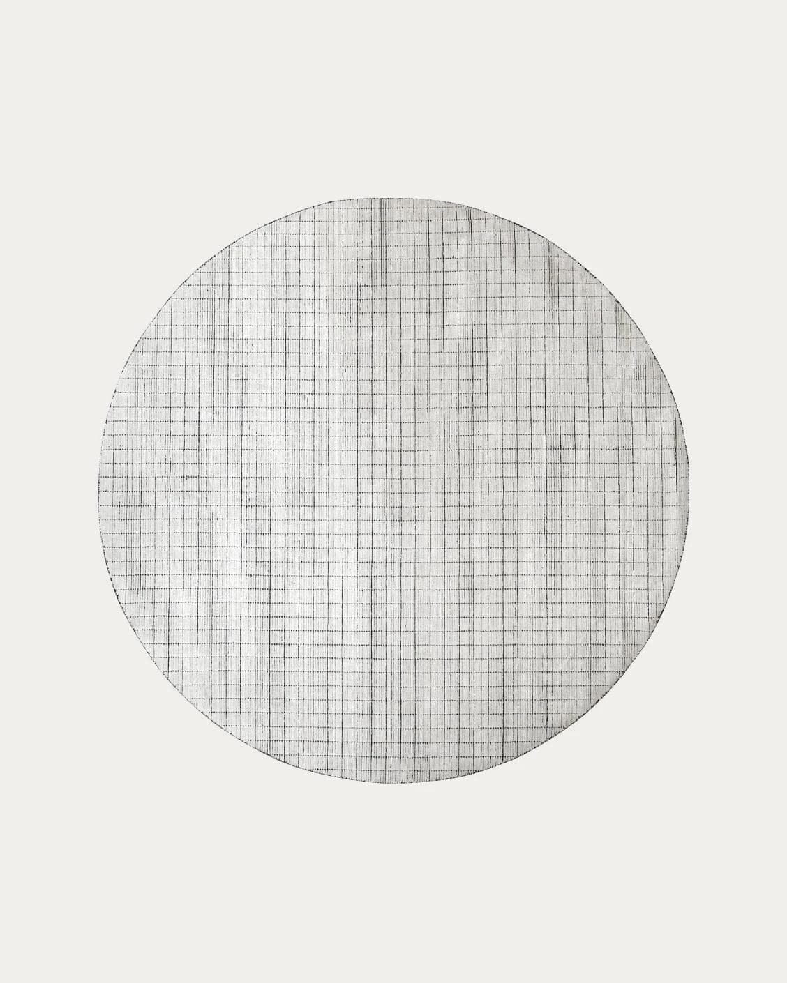 Taylor Bianca carpets in black and white, shown in a product top view as image 1