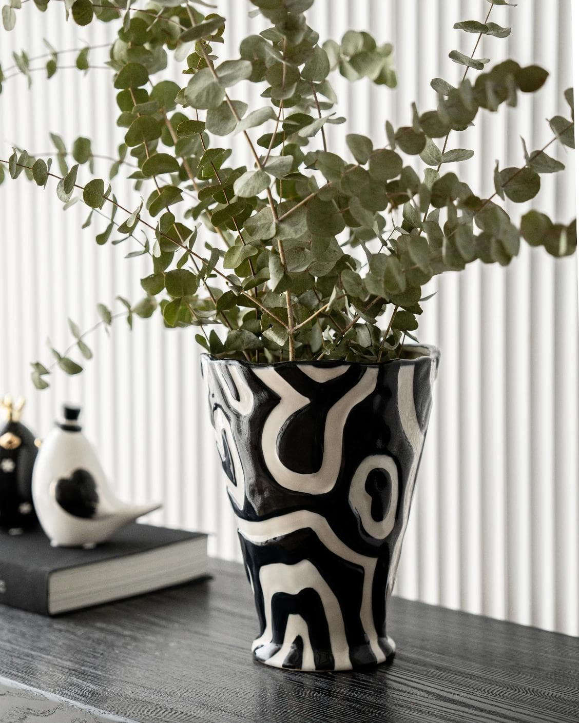 Tembo Arneson vases, shown in a lifestyle front view as image 2