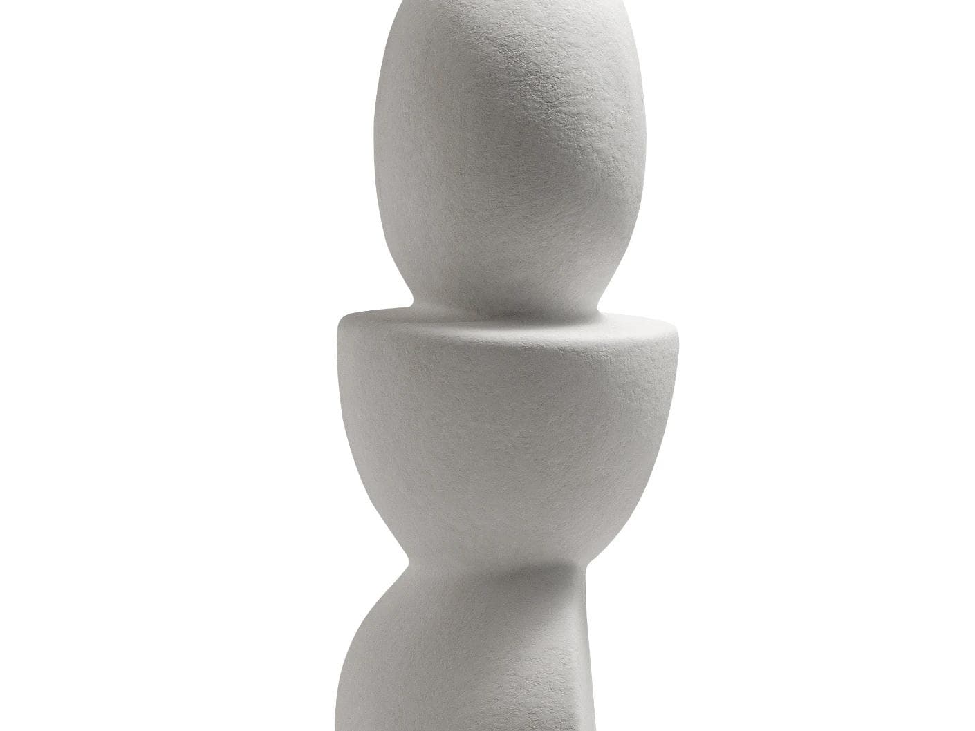 Tetra Laurian Bundle statues and sculptures in white and black, shown in a product front view as image 9