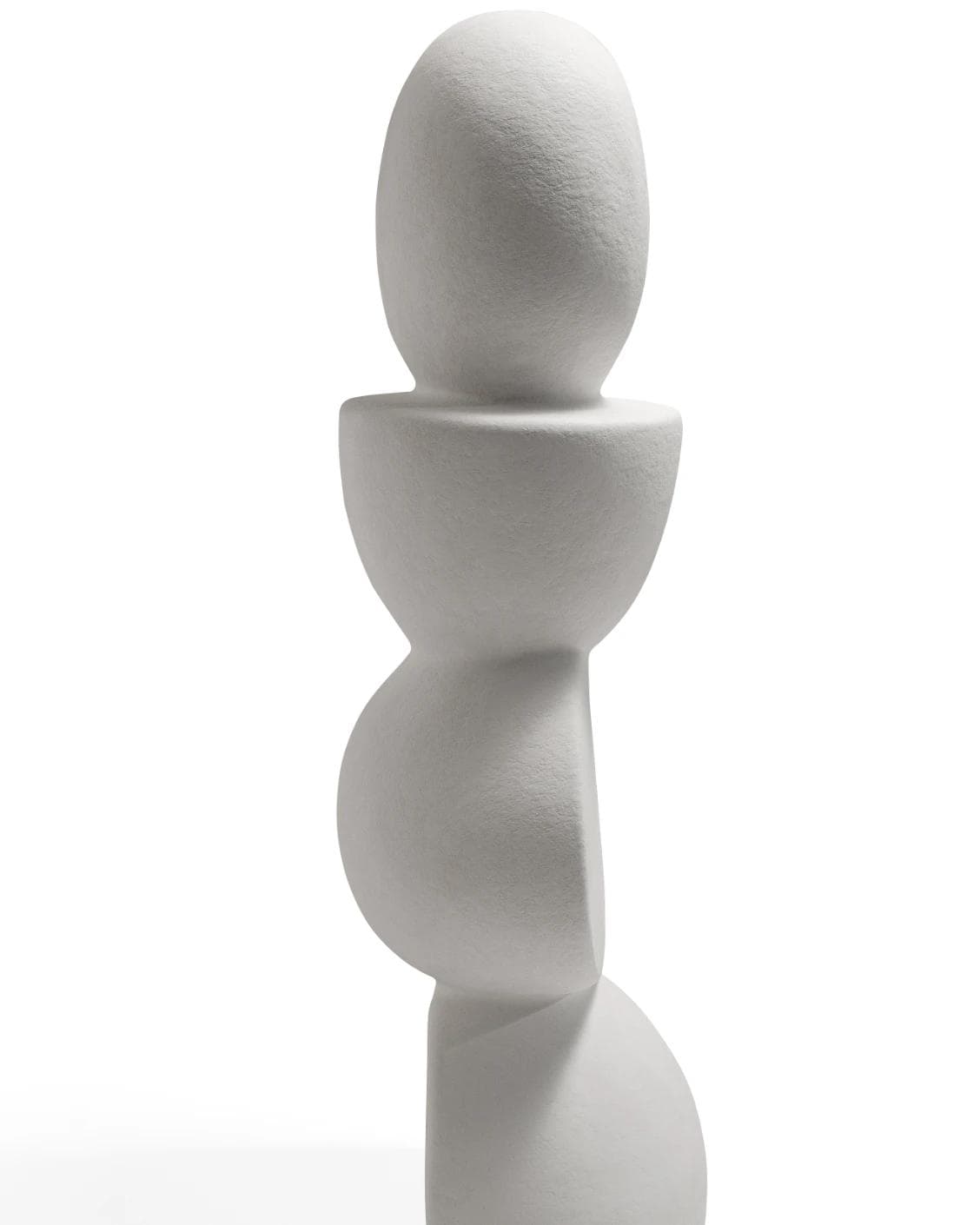 Tetra Laurian Bundle statues and sculptures in white and black, shown in a product front view as image 9