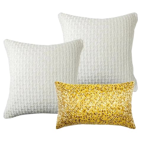 Maica Bundle bundle - indoor in white, gold and yellow, shown in a product front view as image 1