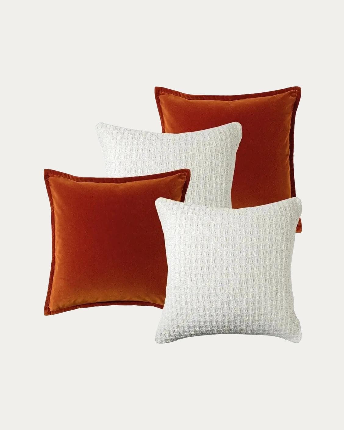 Dianne Bundle bundle - indoor in white and orange, shown in a product front view as image 1