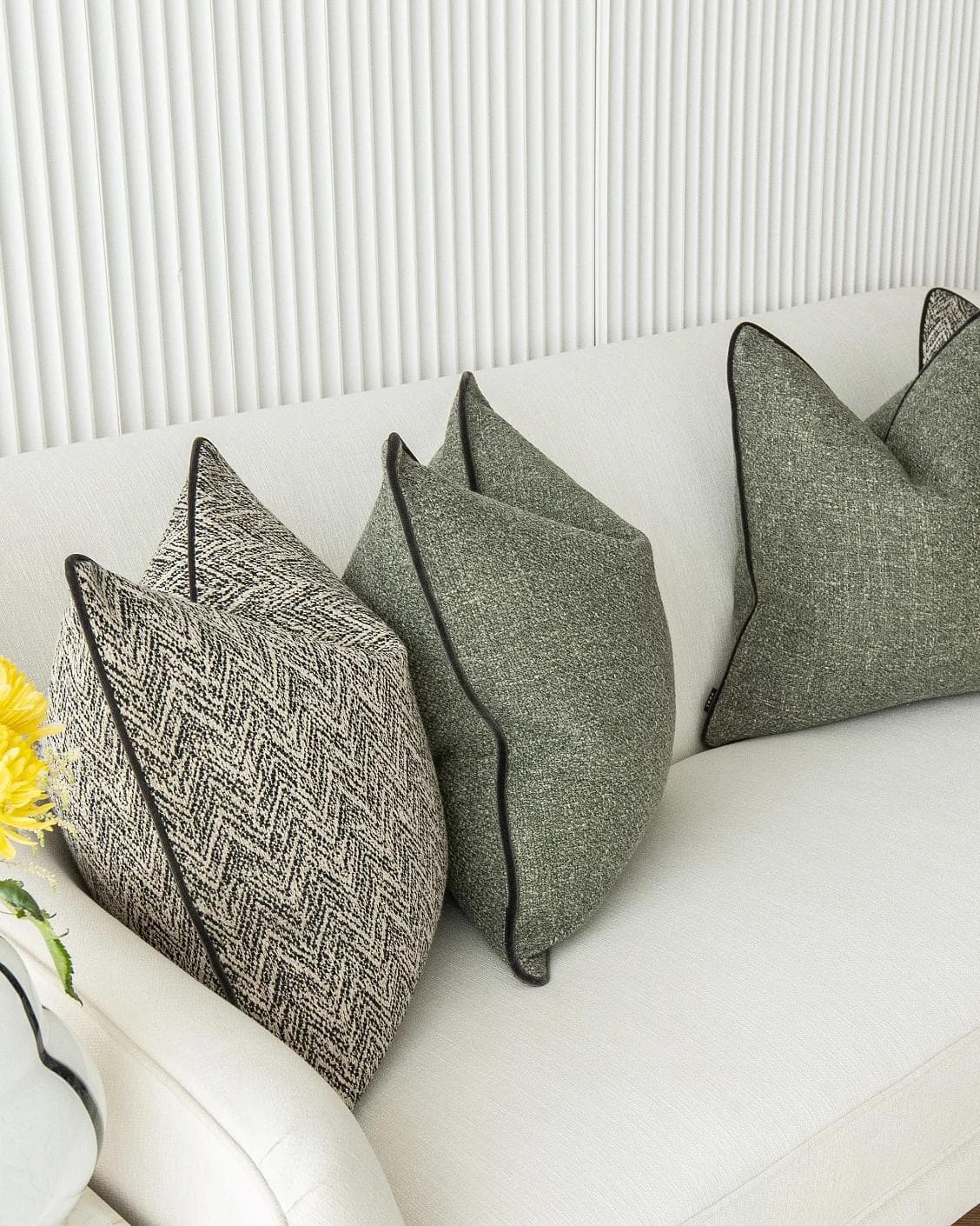 Ghida Bundle cushion, shown in a lifestyle left view as image 8