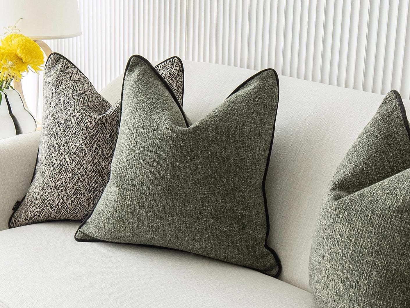 Ghida Bundle cushion, shown in a lifestyle right view as image 11
