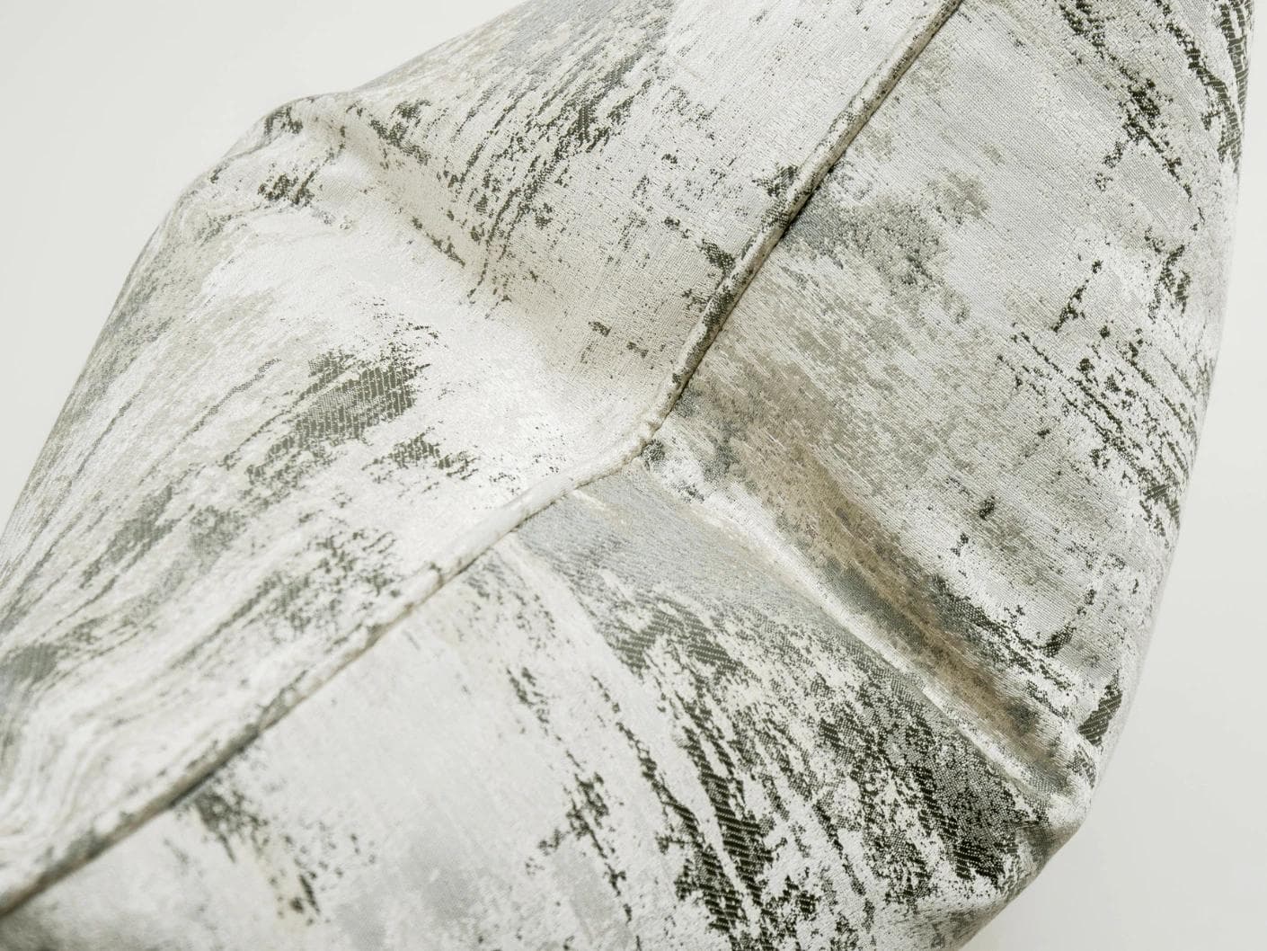 Theo Laurent cushion in grey and white, shown in a product top view as image 8