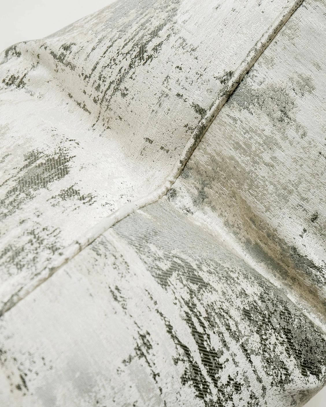 Theo Laurent cushion in grey and white, shown in a product top view as image 8