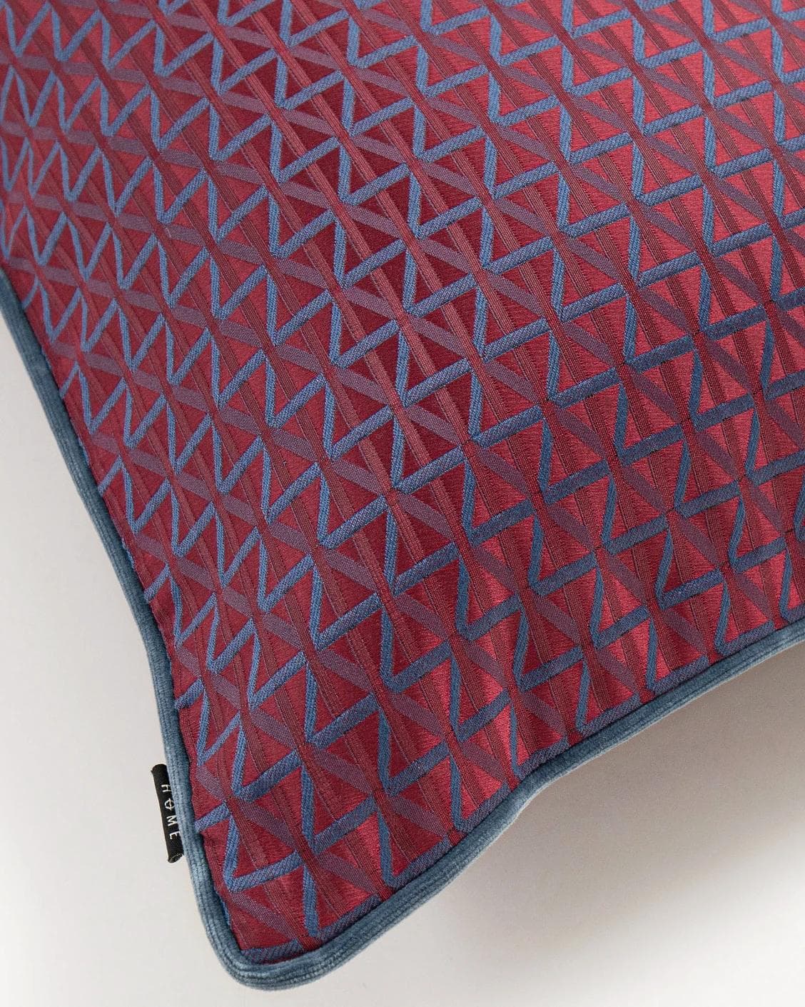 Thylane Canova I cushion in red and purple, shown in a product top view as image 6