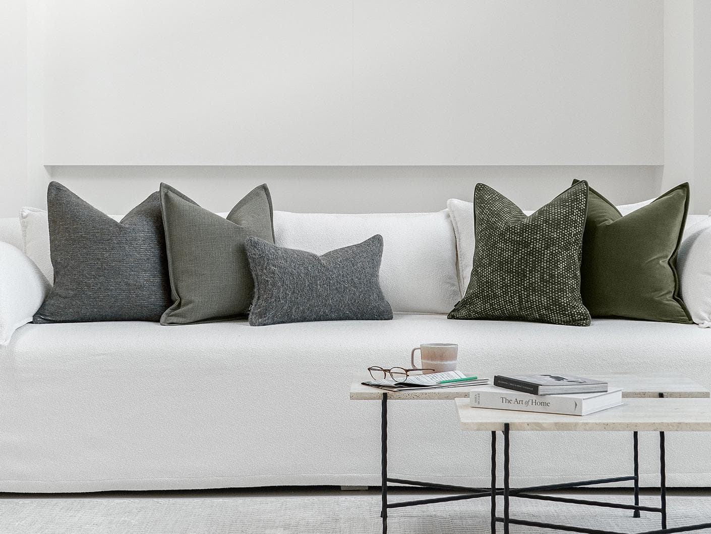 Tianna Bundle cushion, shown in a lifestyle front view as image 4