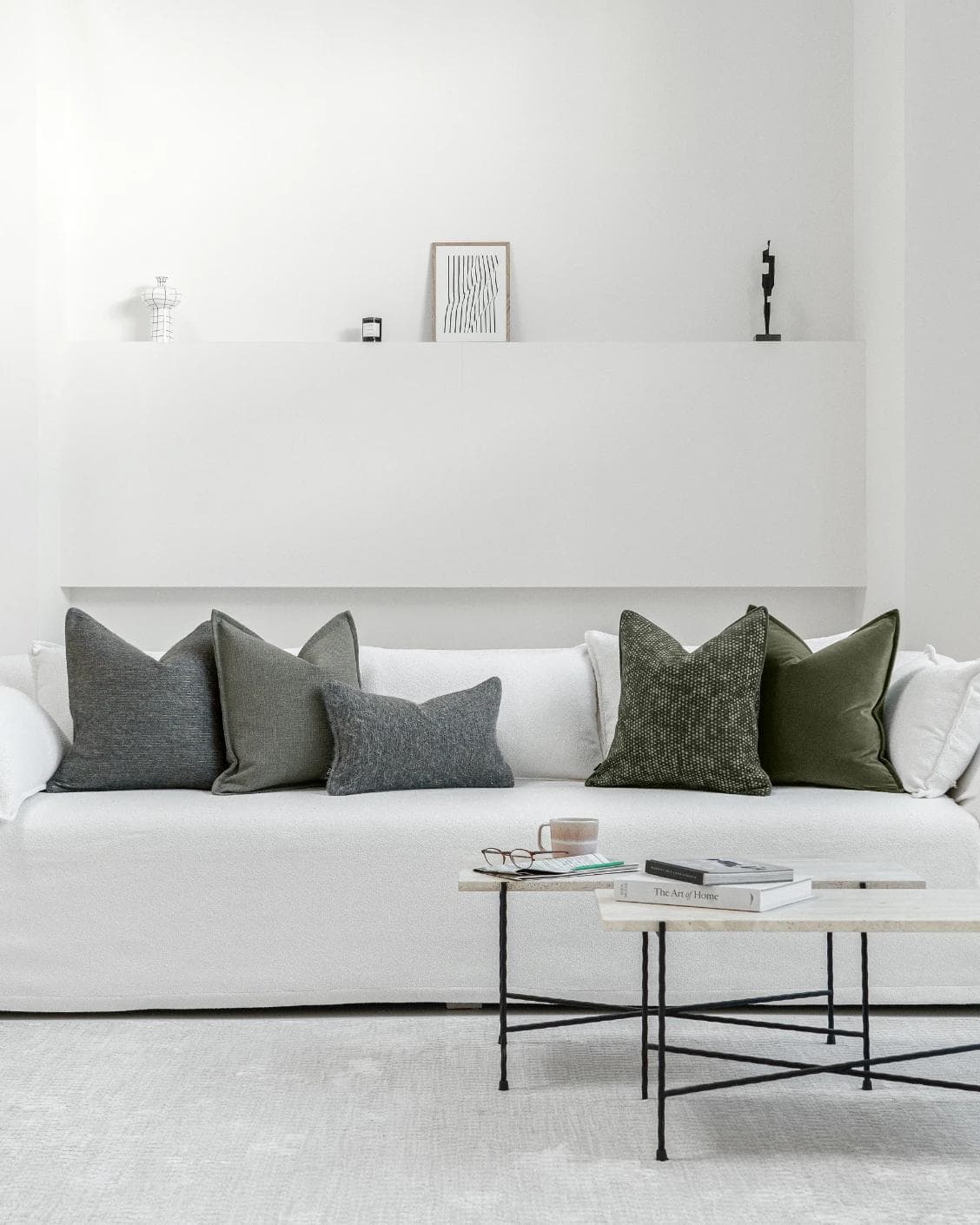 Tianna Bundle cushion, shown in a lifestyle front view as image 4