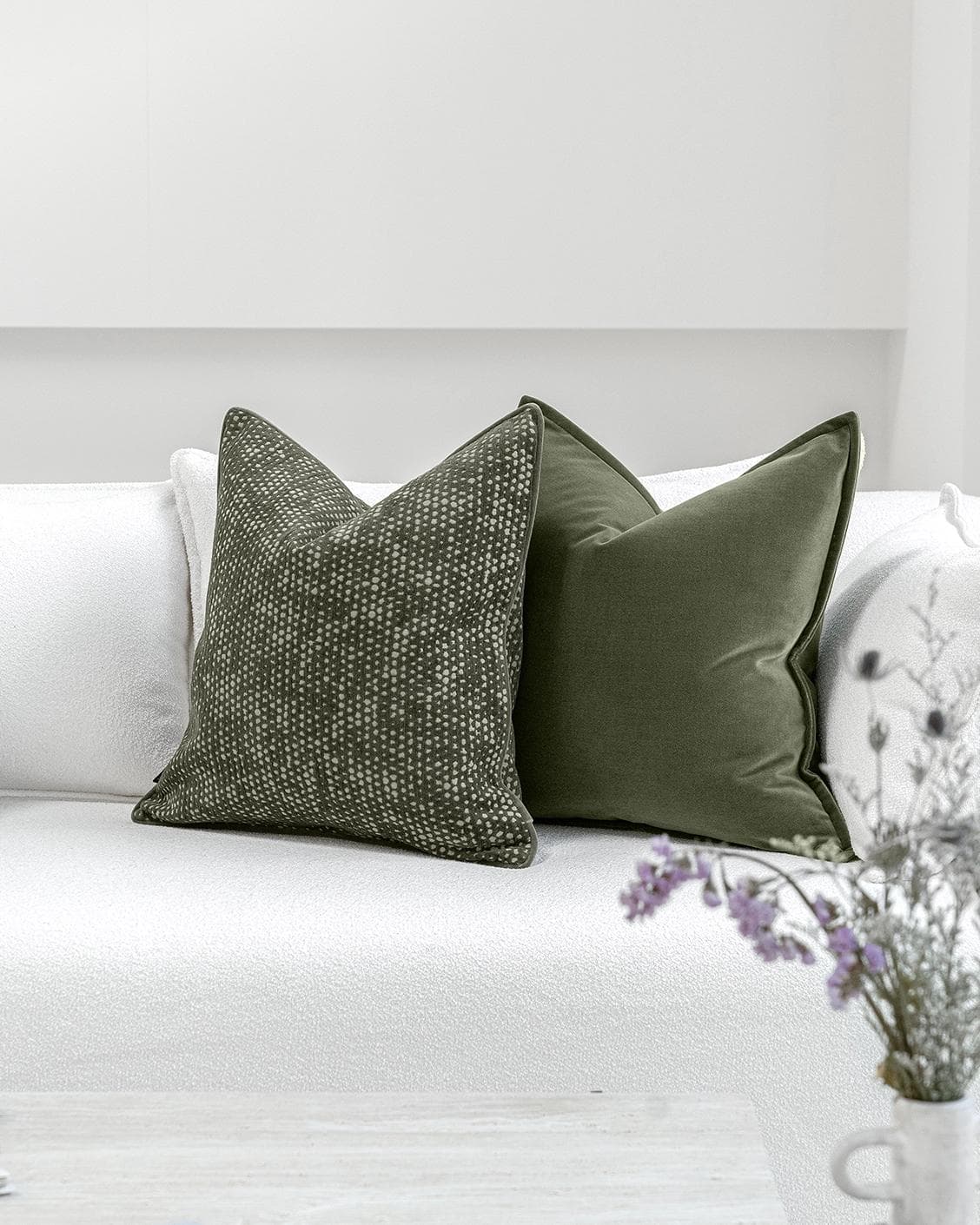 Tianna Bundle cushion, shown in a lifestyle front view as image 5