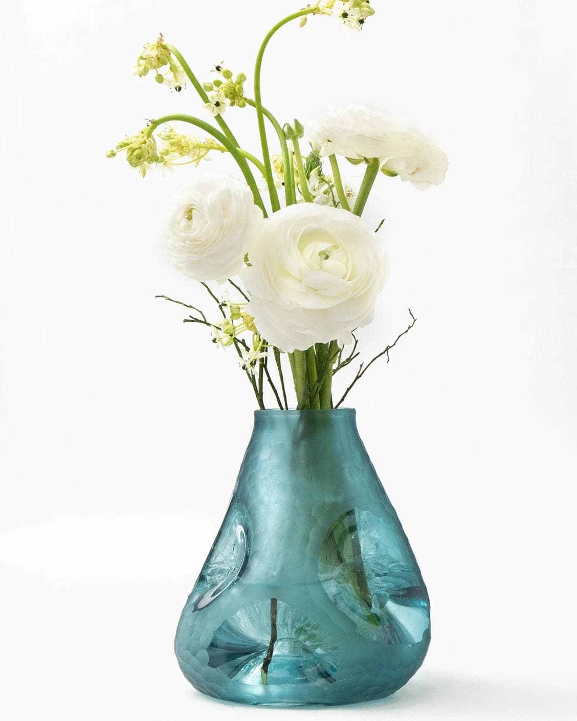Tiffany Storms vases in turquoise, shown in a product front view as image 7