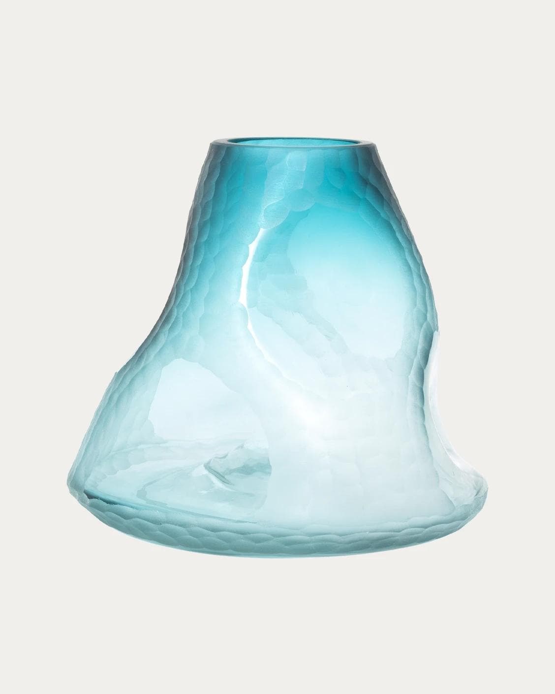 Tiffany Storms vases in turquoise, shown in a product front view as image 8