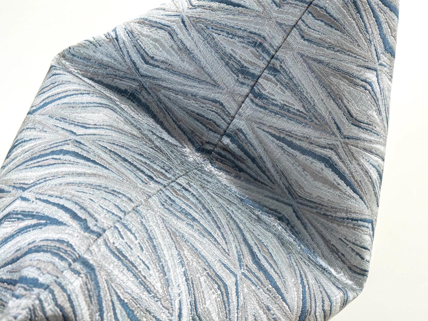 Titus Matisse cushion in silver and blue, shown in a product top view as image 8