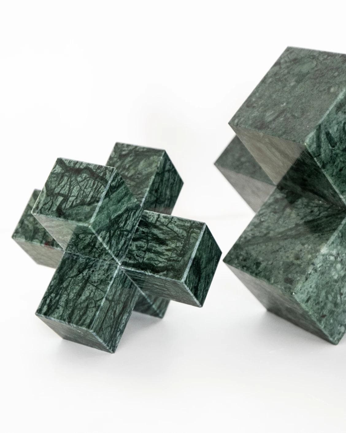 Tobias Ellis statues and sculptures in green, shown in a product close-up top view as image 8