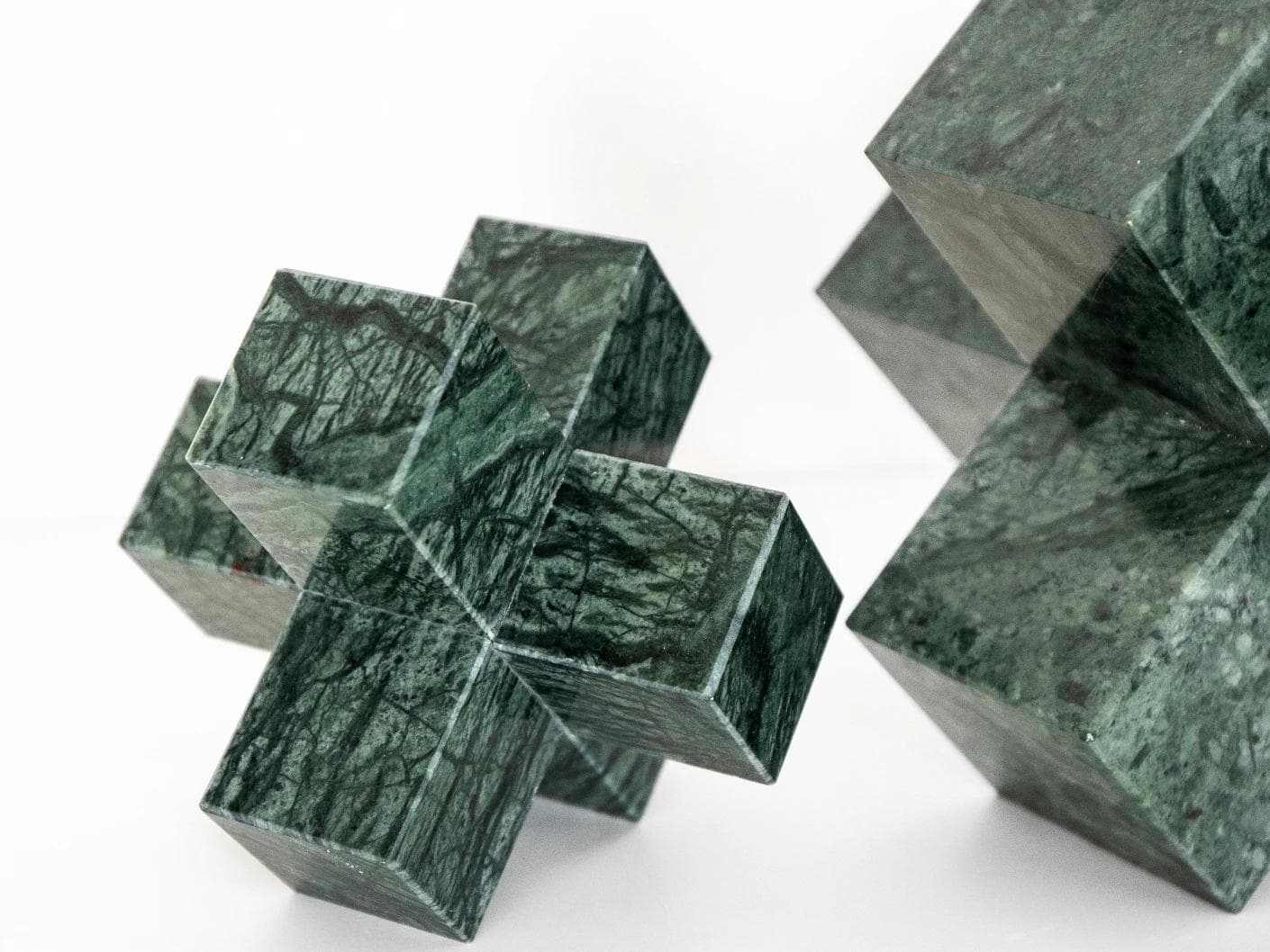 Tobias Ellis statues and sculptures in green, shown in a product close-up top view as image 8